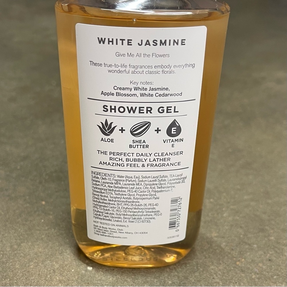Bath & Body Works WHITE JASMINE Shea Vitamin E Shower Gel - Picture 4 of 4